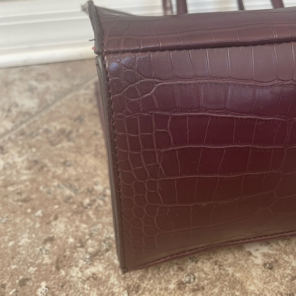 Jason Wu black cherry crock tote - Picture 8 of 9